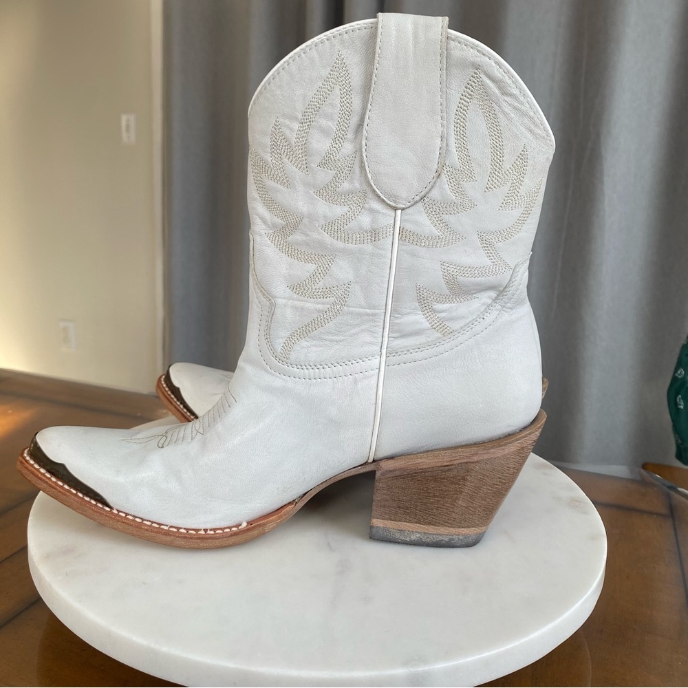 Idyllwind Women's Wheels White Western Boots 11B - Picture 5 of 10